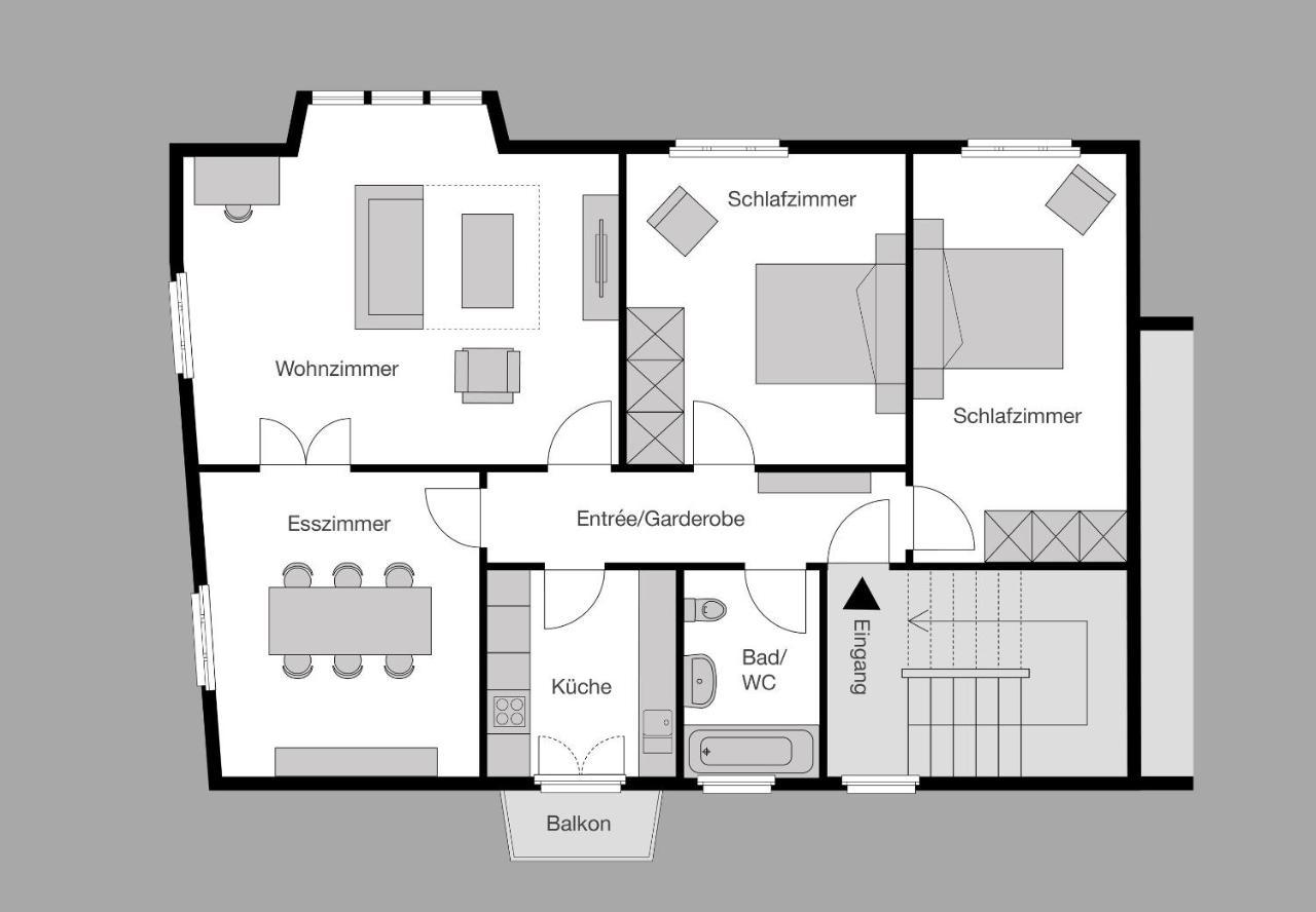 City Stay Furnished Apartments - Fasenstaubstrasse 沙夫豪森 外观 照片